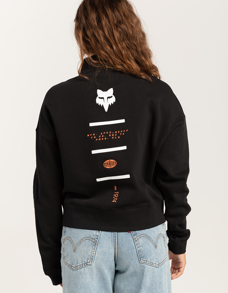 FOX Magnetic Quarter Zip Womens Pullover Sweatshirt image number 1