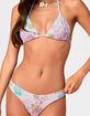 EDIKTED Barbie&trade; Paisley Triangle Bikini Top image number 1