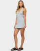 EDIKTED Rosalynne Ribbed Halter Romper image number 2