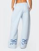 EDIKTED Bonney Bow Detail Sweatpants image number 5