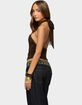 EDIKTED Katalya Glitter Halter Top image number 6