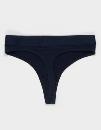 FULL TILT Waistband Cotton Thong Alternative Image