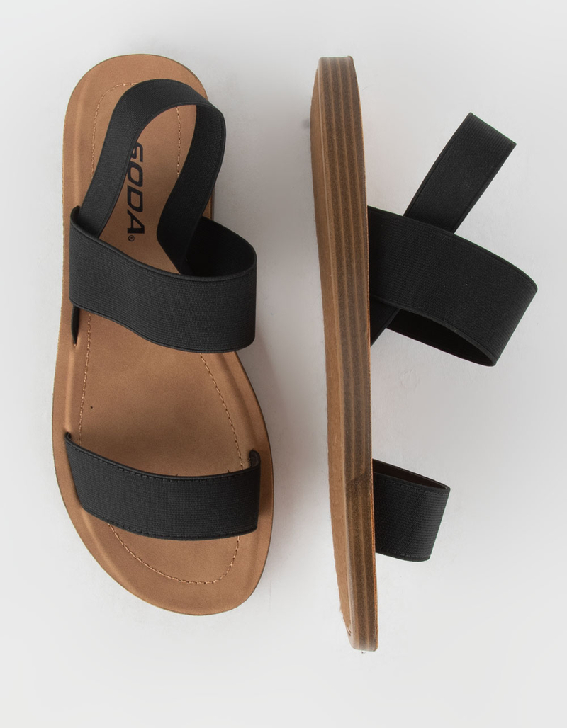 SODA Rosery Womens Elastic Sandals image number 4
