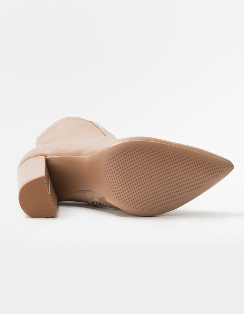 QUPID Stretch Womens Heel Booties image number 2