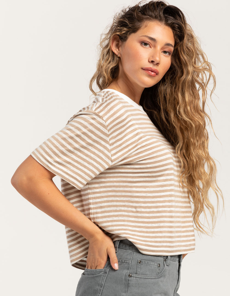 RUSTY Penny Stripe Womens Tee image number 2