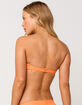 RVCA Solid Bandeau Orange Bikini Top image number 3