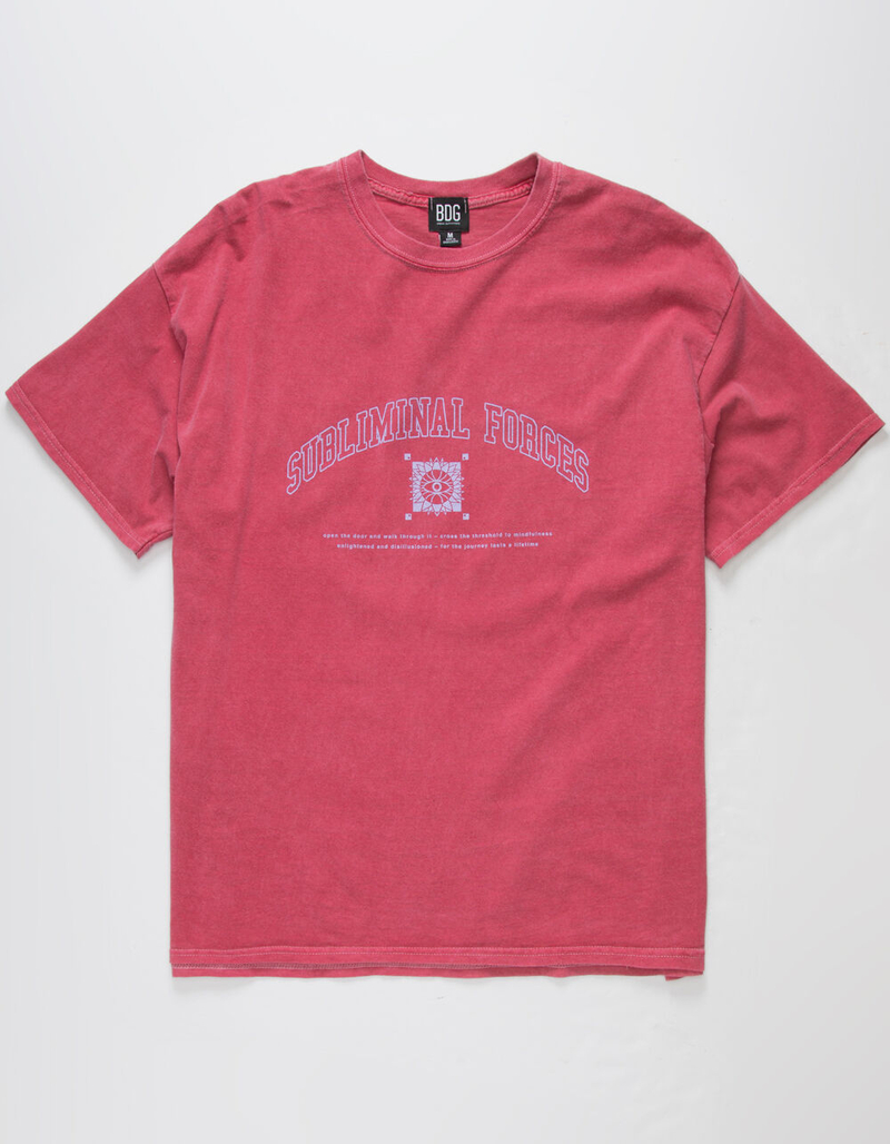 BDG Subliminal Forces Mens T-Shirt image number 0