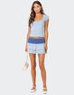 EDIKTED Priscilla Lace Trim Tee image number 5