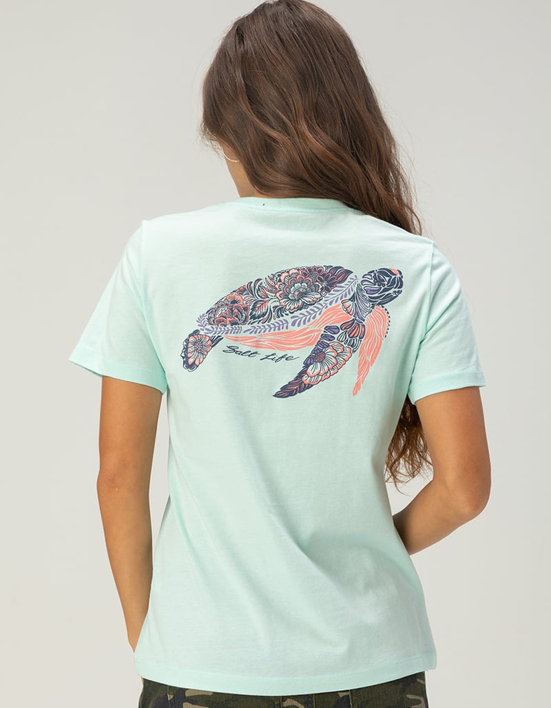 SALT LIFE Ocean Turtle Womens Tee image number 0