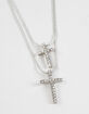 FULL TILT Layered Cross Chain Necklace image number 2