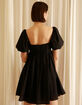 STORIA Puff Sleeve Womens Babydoll Dress image number 2