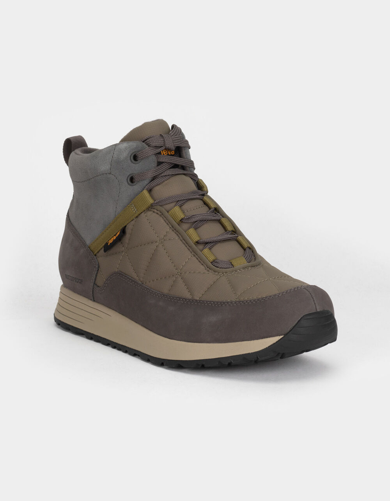 TEVA Ember Commute WP Mens Gray & Olive Shoes image number 1