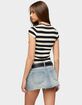 EDIKTED Annabeth Striped Top image number 3