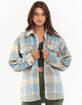 RSQ Plaid Womens Shacket image number 4