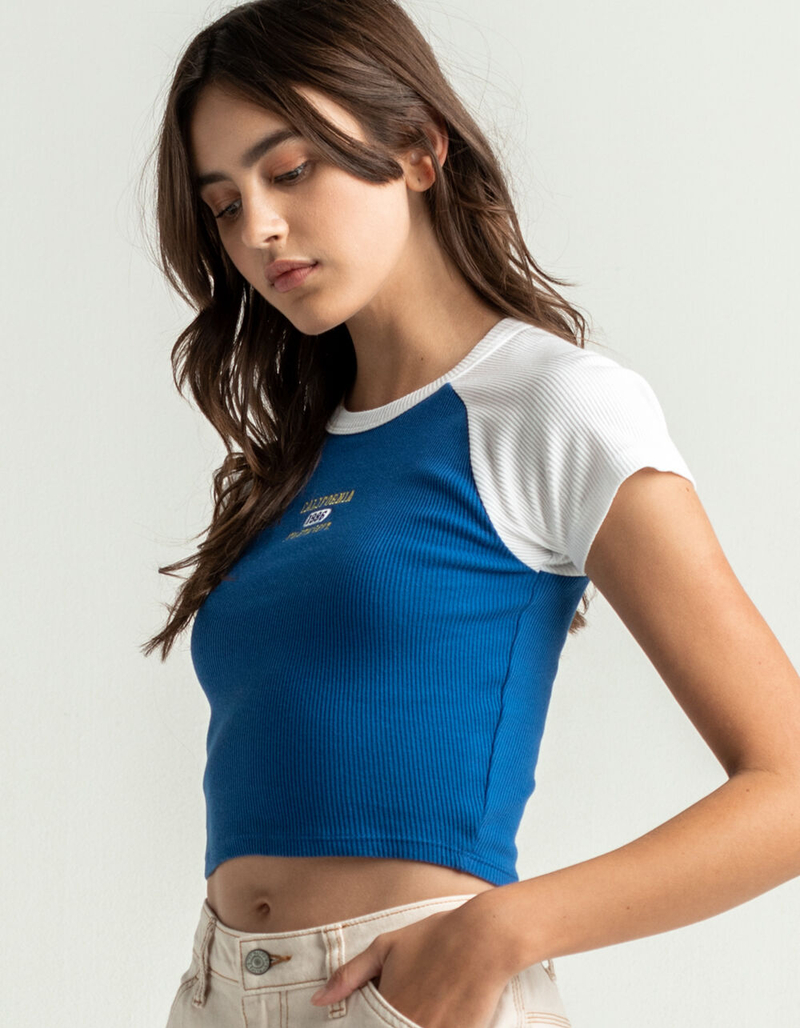 FULL TILT California Athletic Dept. Womens Raglan Tee image number 1