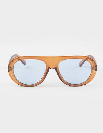RSQ Flat Oversized Aviator Sunglasses Alternative Image