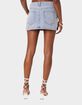 EDIKTED Slits 4 Dayz Denim Mini Skirt image number 4