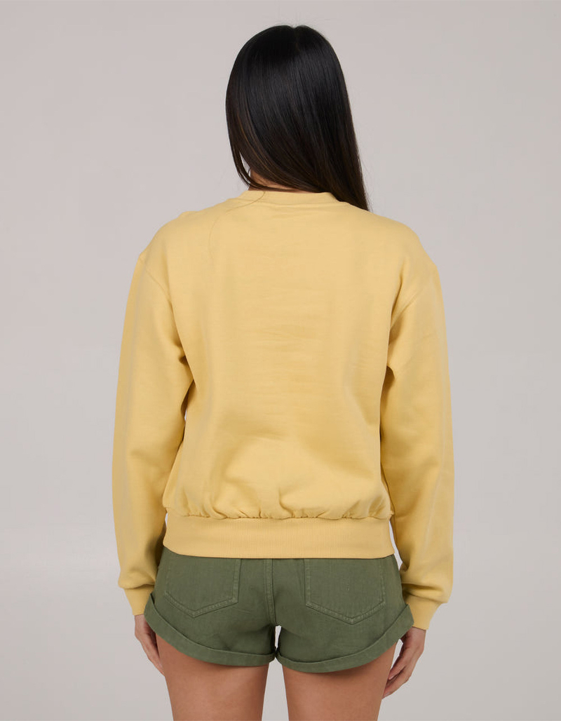 SALTY CREW Queen Palm Womens Boxy Crewneck Sweatshirt image number 1