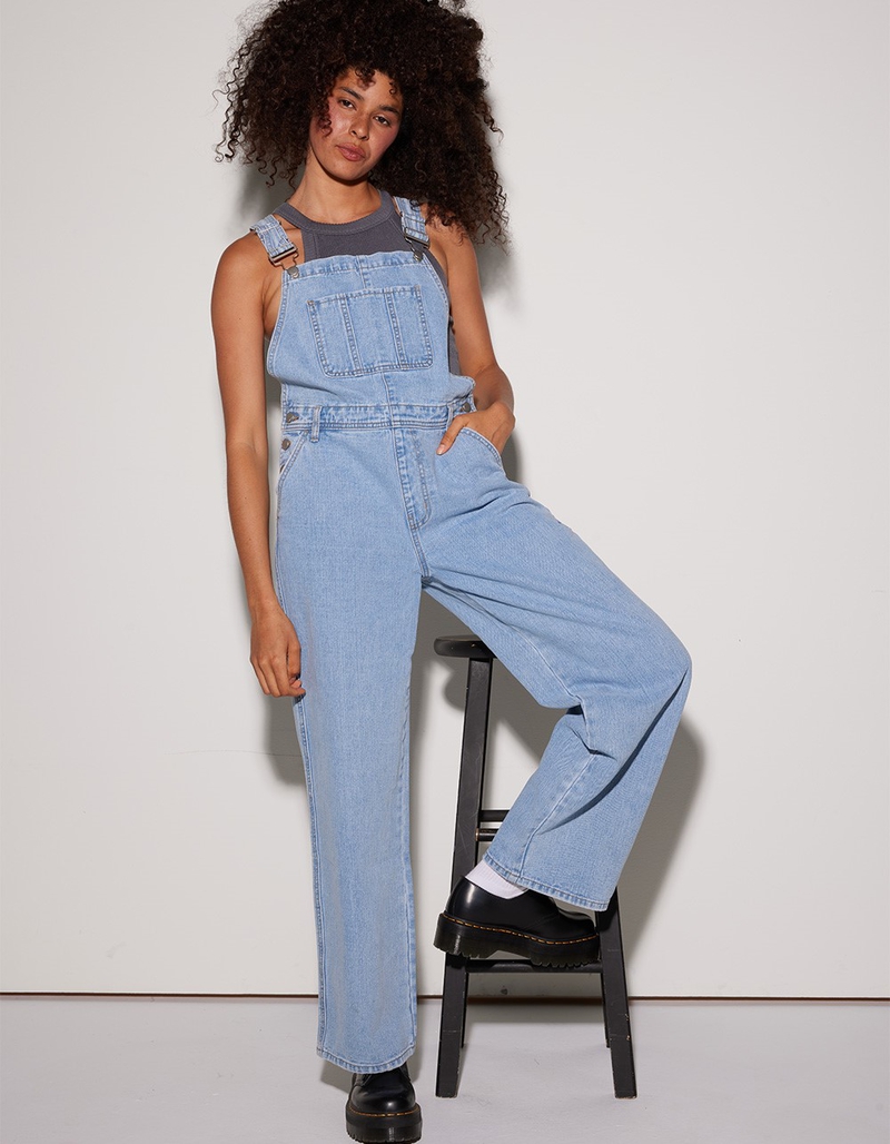 RSQ Womens Boyfriend Denim Overalls image number 4