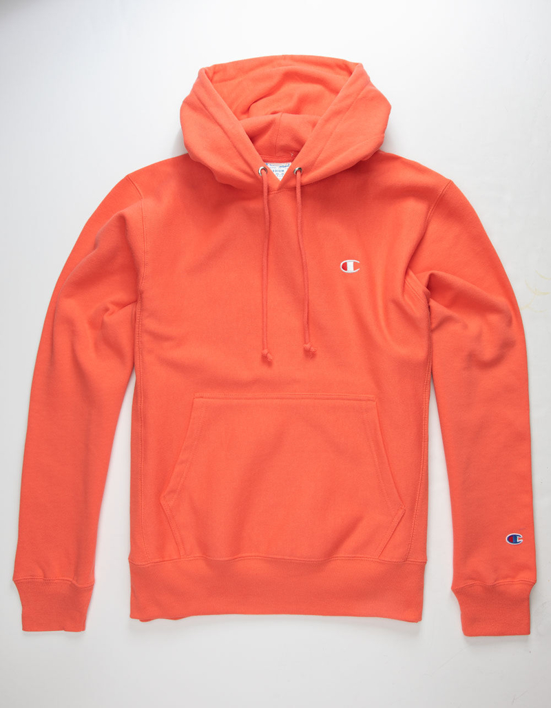 CHAMPION Reverse Weave Pullover Papaya Mens Hoodie image number 0