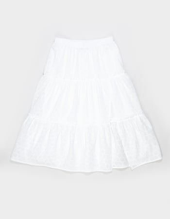 NECTAR CLOTHING Girls Eyelet Maxi Skirt Primary Image