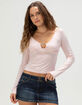 FULL TILT Hardware Womens Long Sleeve Top image number 1