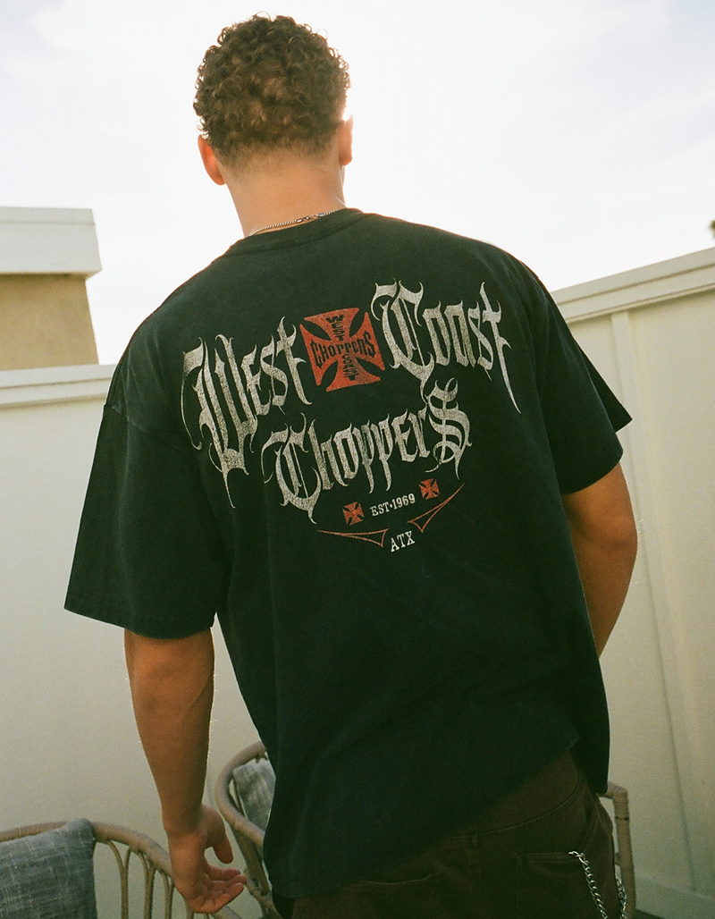 WEST COAST CHOPPERS Script Mens Tee image number 0