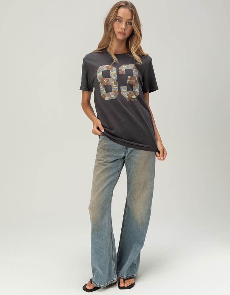 RIOT SOCIETY Camo 80 Womens Boyfriend Tee image number 1