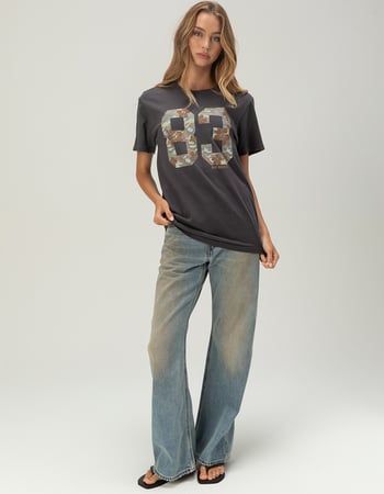 RIOT SOCIETY Camo 80 Womens Boyfriend Tee Alternative Image