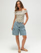 LEVI'S Womens Baggy Cargo Shorts - Too Clean image number 1