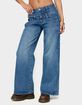 EDIKTED Abel Layered Look Low Rise Jeans image number 5