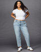RSQ Womens Mid Rise Straight Ankle Jeans image number 5