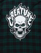 CREATURE Boneheads Flame Mens Flannel Jacket image number 3
