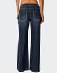 EDIKTED Stassie Studded Low Rise Jeans image number 5