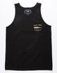 SALTY CREW Bruce Black Mens Tank Top image number 1