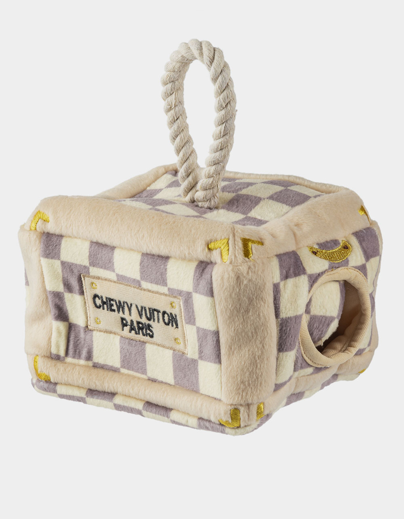 HAUTE DIGGITY DOG Checker Chewy Vuiton Trunk - Dog Activity House image number 1