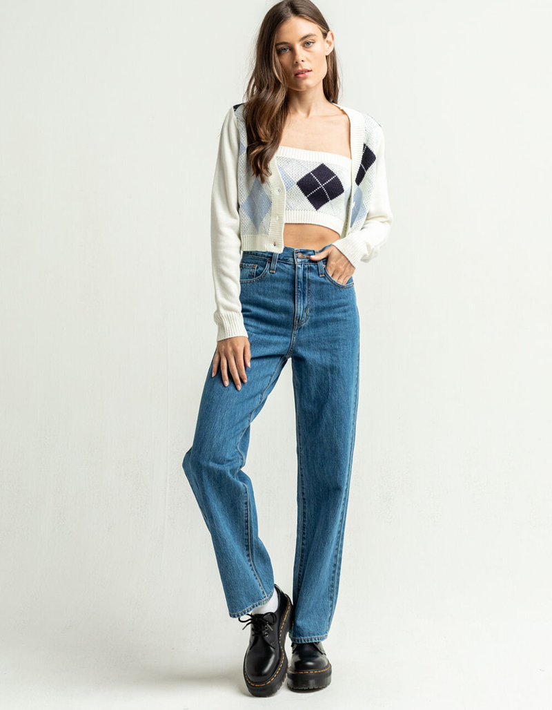 FULL TILT Big Argyle Womens Tube Top image number 2