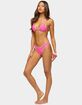 EDIKTED Jayla Striped Triangle Bikini Top image number 4