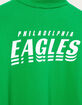JUNK FOOD Philadelphia Mock 1/4 Button Up Sweatshirt image number 3