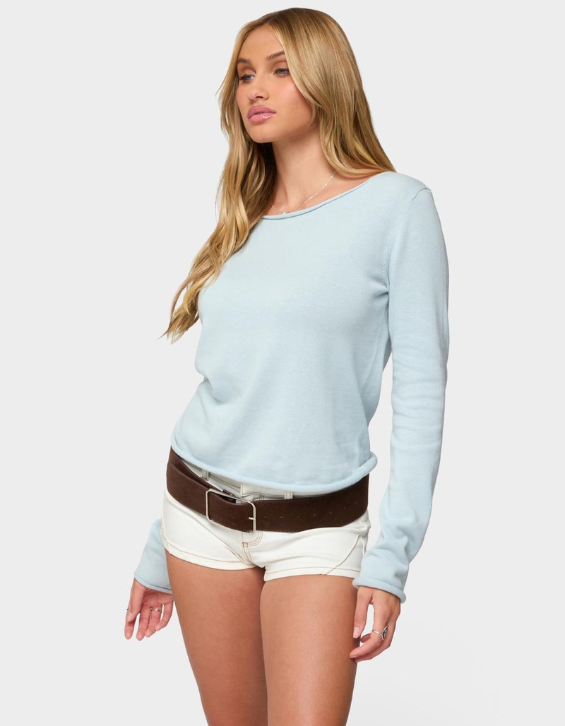 EDIKTED Sonny Relaxed Rolled Sweater image number 1