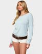 EDIKTED Sonny Relaxed Rolled Sweater image number 2