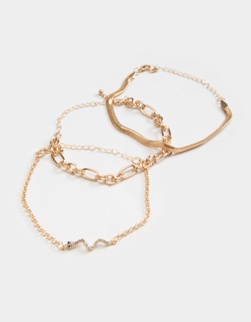 FULL TILT 3 Pack Snake Bracelet Set image number 0