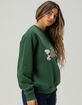 RSQ x Peanuts Christmas Tree Womens Crewneck Sweatshirt image number 3