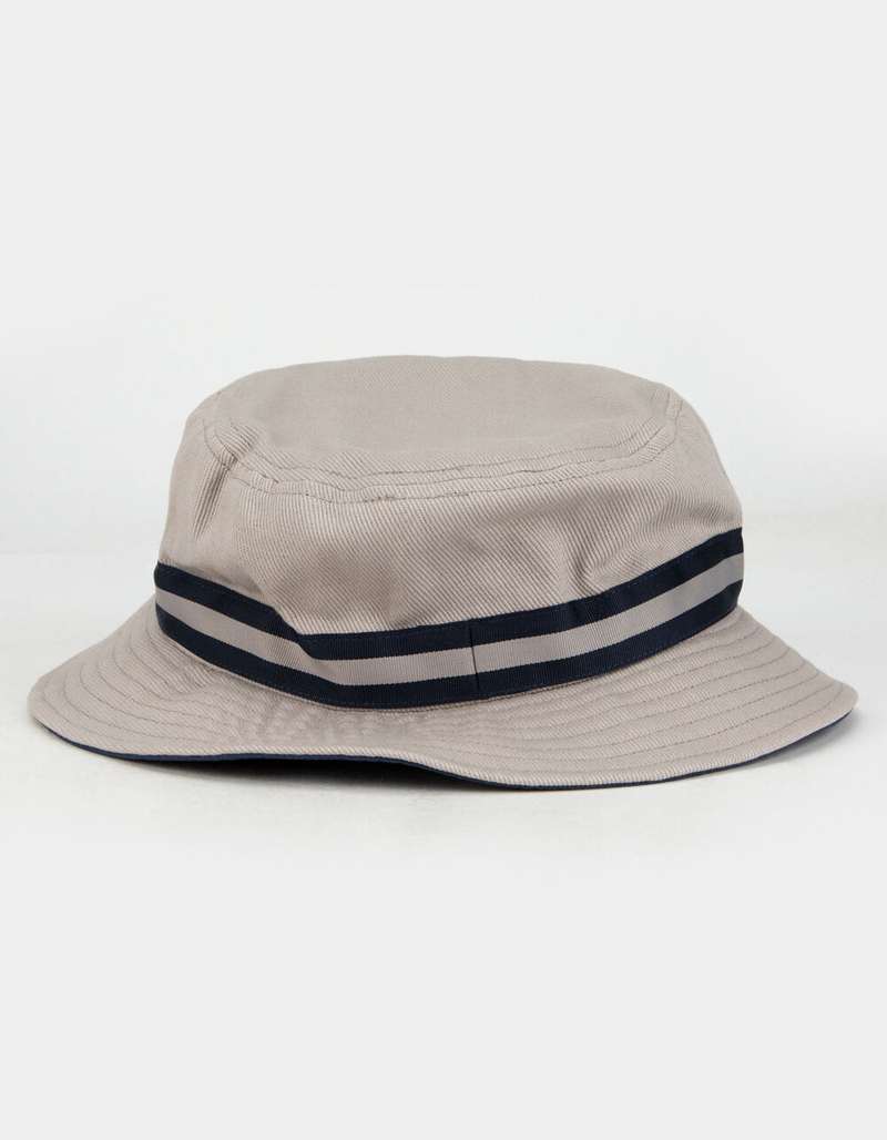 KANGOL Stripe Lahinch Gray Bucket Hat image number 1