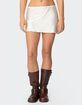 EDIKTED Bexley Bow Satin Mini Skirt image number 1