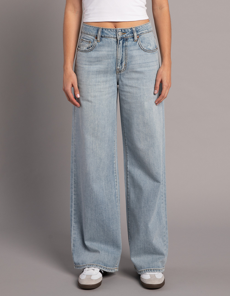 RSQ Womens High Rise Wide Leg Jeans image number 1