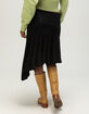 FULL TILT Womens Asymmetric Midi Skirt image number 4