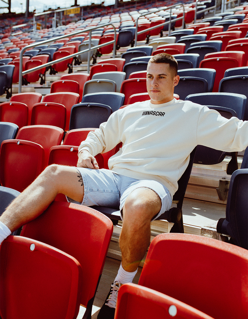 TILLYS x NASCAR Bristol International Mens Crewneck Sweatshirt image number 5