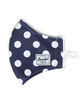 HERSCHEL SUPPLY CO. Peacoat Dot Fashion Face Mask image number 3