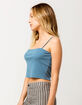DESTINED Square Neck Blue Womens Tank Top image number 2